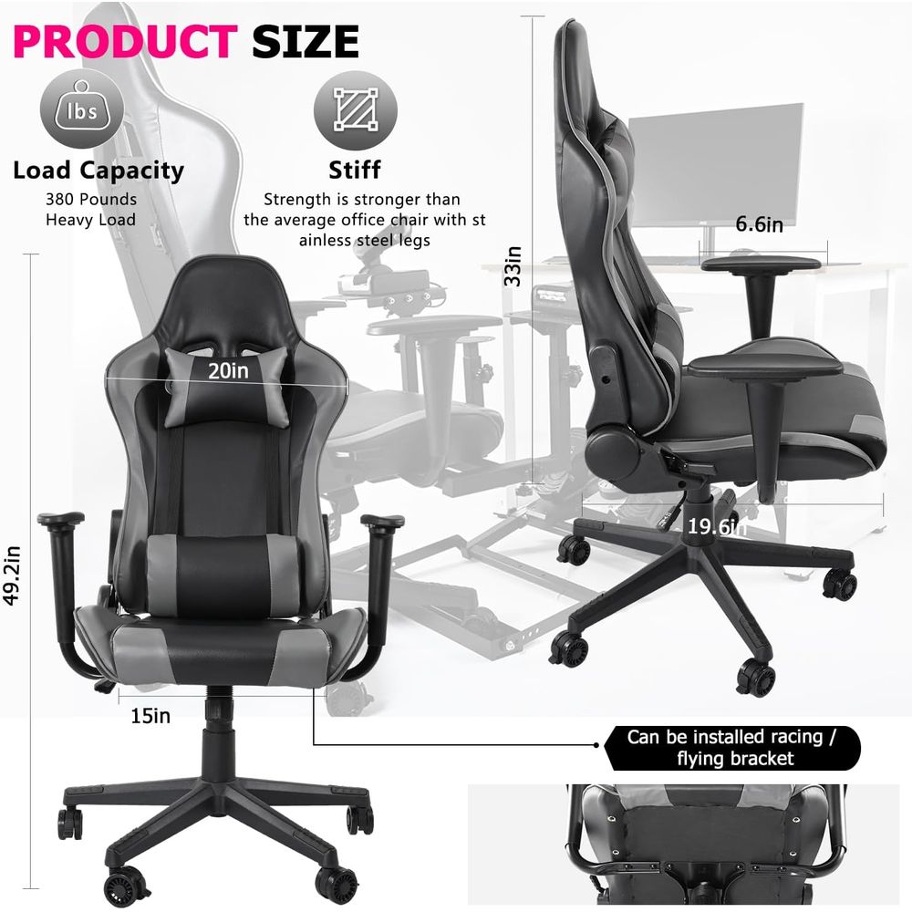High-Back Reclining Gaming Cha - Gaming & Esports District ulasan dan harga