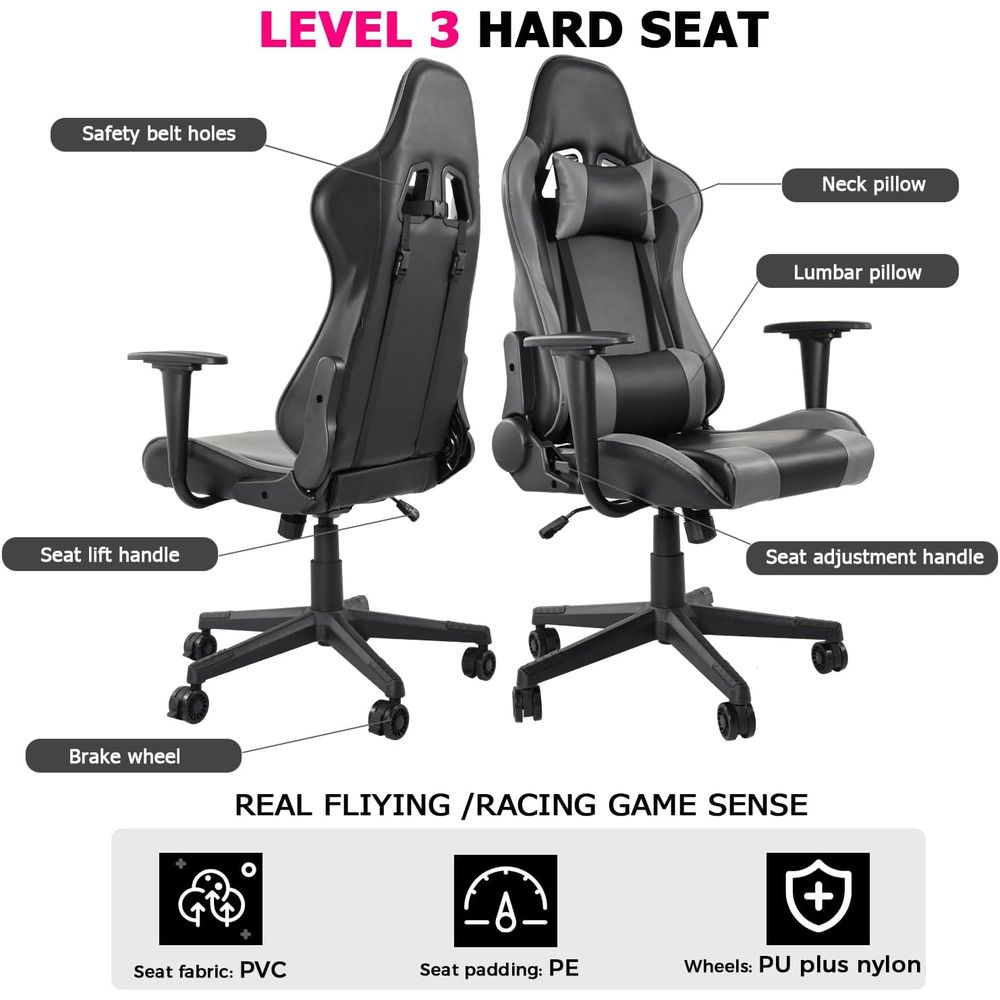 High-Back Reclining Gaming Cha - Gaming & Esports District ulasan dan harga