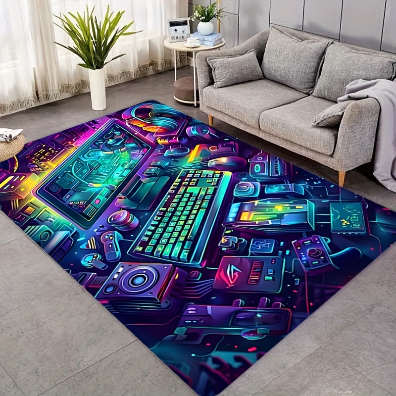 Cyberpunk Gaming Rug Flannel C - Esports Gaming Live ulasan dan harga