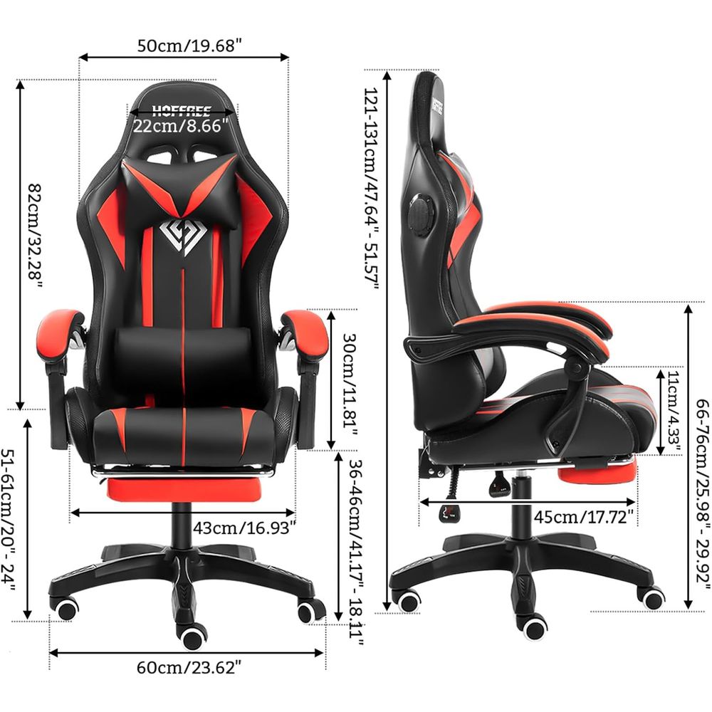 RGB Gaming Chair with Speakers - Rgb Gaming Chair ulasan dan harga
