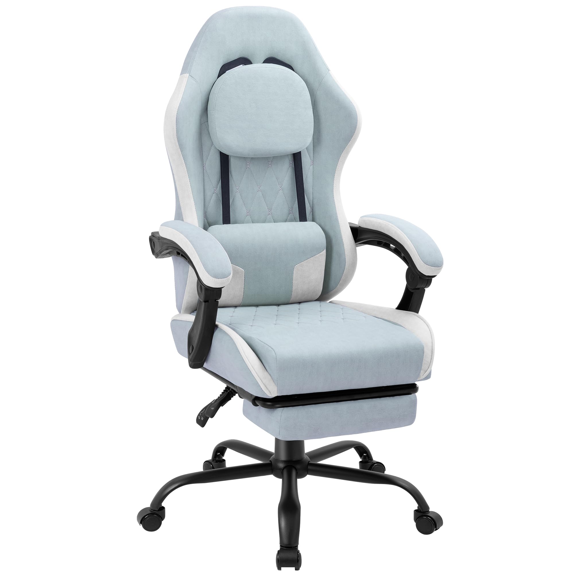 Gaming Chair with Footrest, Er - Gaming & Esports District ulasan dan harga