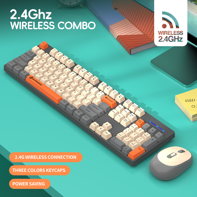 2.4G Wireless Office Keyboard  - Esports Wireless Gaming Mouse ulasan dan harga