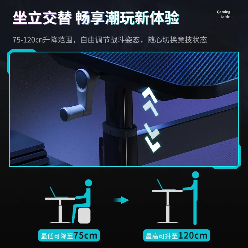 Lifting Computer Desk Desktop  - Esports Gaming Live ulasan dan harga