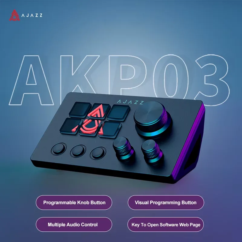 Ajazz AKP03E Multi-Function De - Elgato Stream Deck ulasan dan harga
