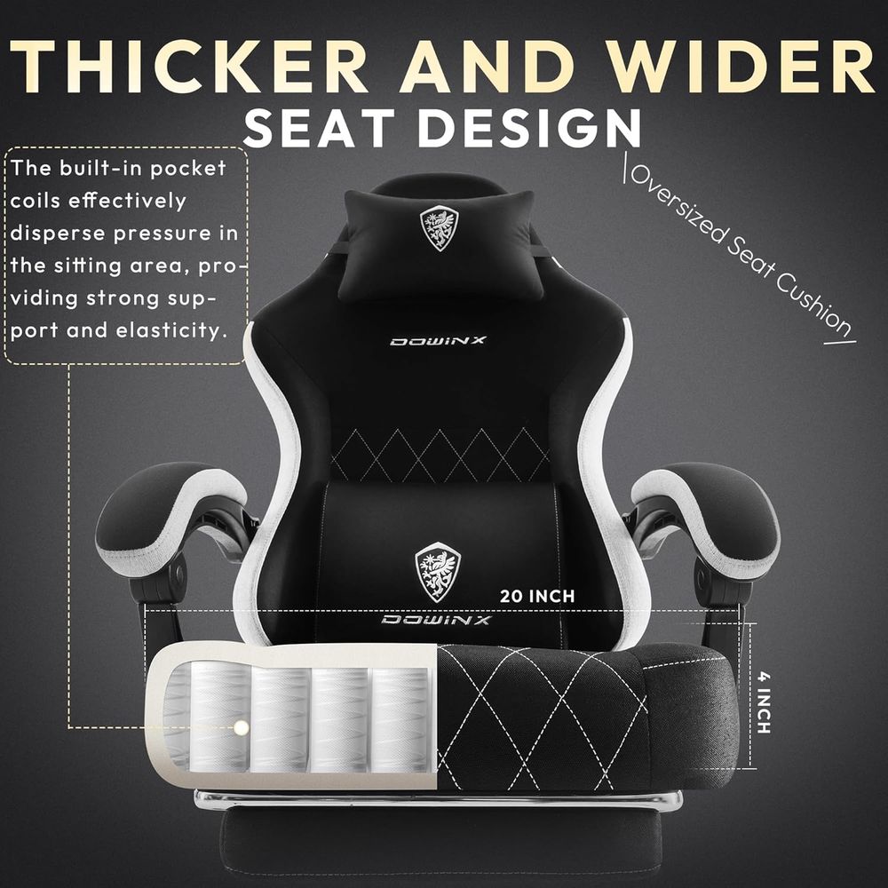 Ergonomic Breathable Fabric Ga - Gaming & Esports District ulasan dan harga