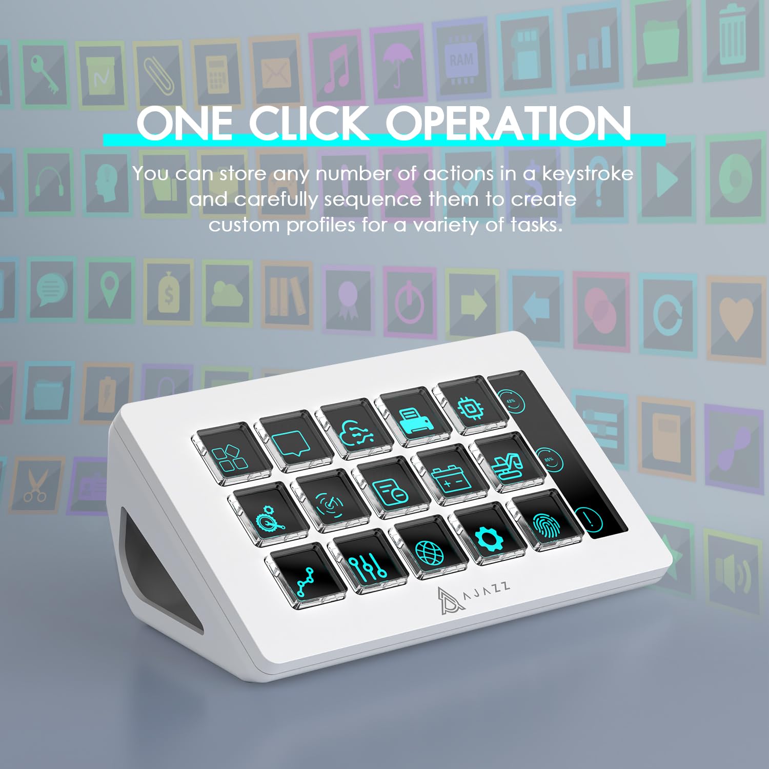 ATTACK SHARK x AJAZZ AKP153 ST - Elgato Stream Deck ulasan dan harga