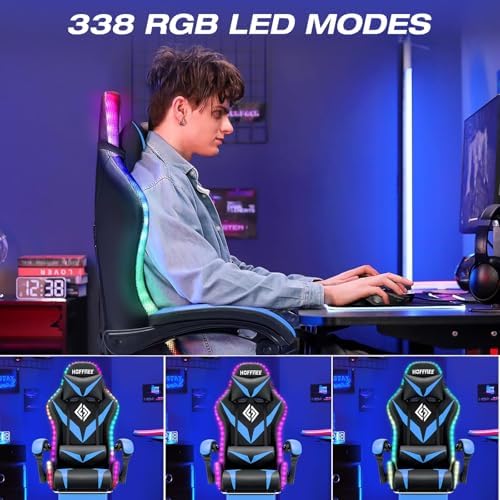 RGB Gaming Chair with Massage  - Rgb Gaming Chair ulasan dan harga