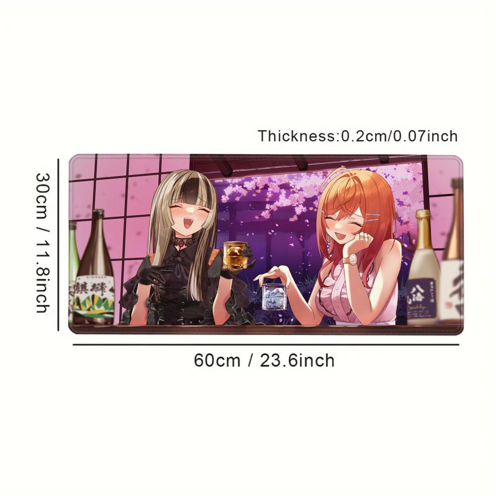 Anime Girl Desk Mat Juufuutei  - Esports Gaming Cabinet ulasan dan harga