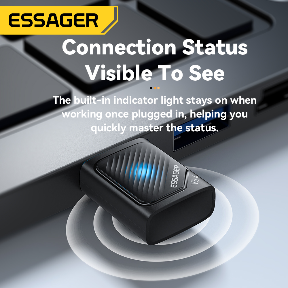 Essager USB Bluetooth 5.4 Adap - Esports Wireless Gaming Mouse ulasan dan harga