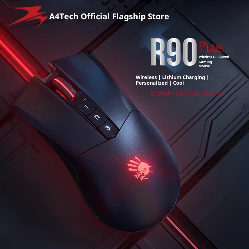 Bloody R90 PLUS Wireless Mouse - Esports Wireless Gaming Mouse ulasan dan harga