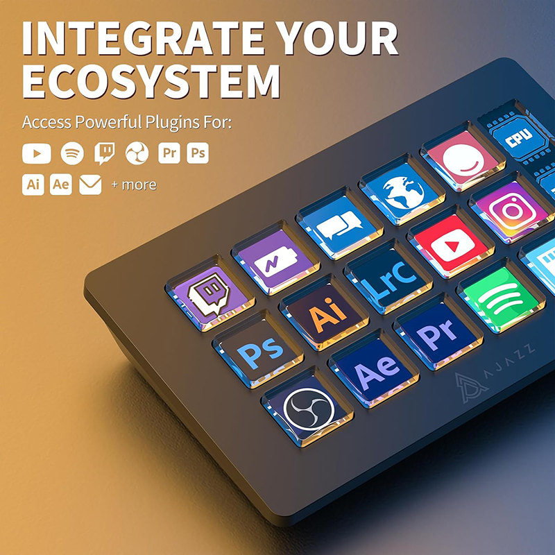 AJAZZ AKP153E/AKP03E Multifunc - Elgato Stream Deck ulasan dan harga