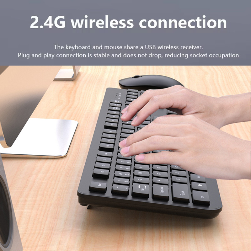2.4G Wireless Keyboard Mouse S - Esports Wireless Gaming Mouse ulasan dan harga