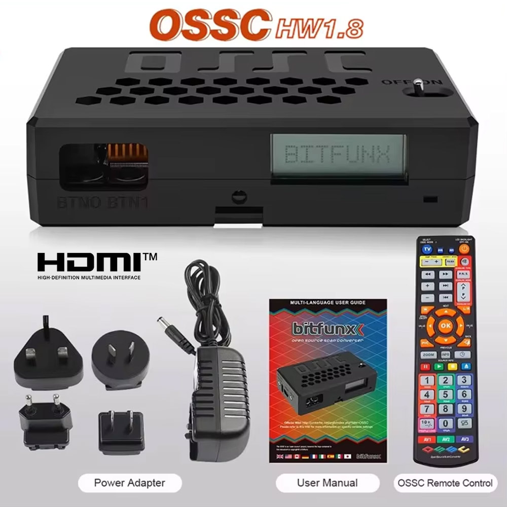 BitFunx V1.8 OSSC Upscaller Op - Elgato Stream Deck ulasan dan harga