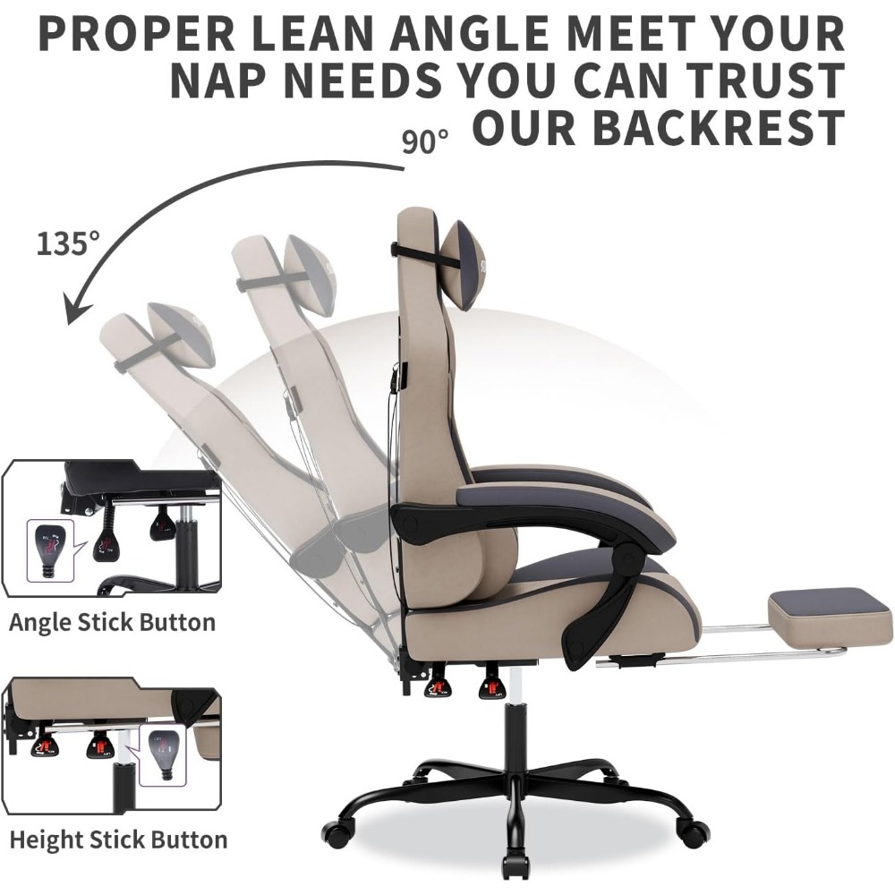 Ergonomic Gaming Chair with Ma - Gaming & Esports District ulasan dan harga