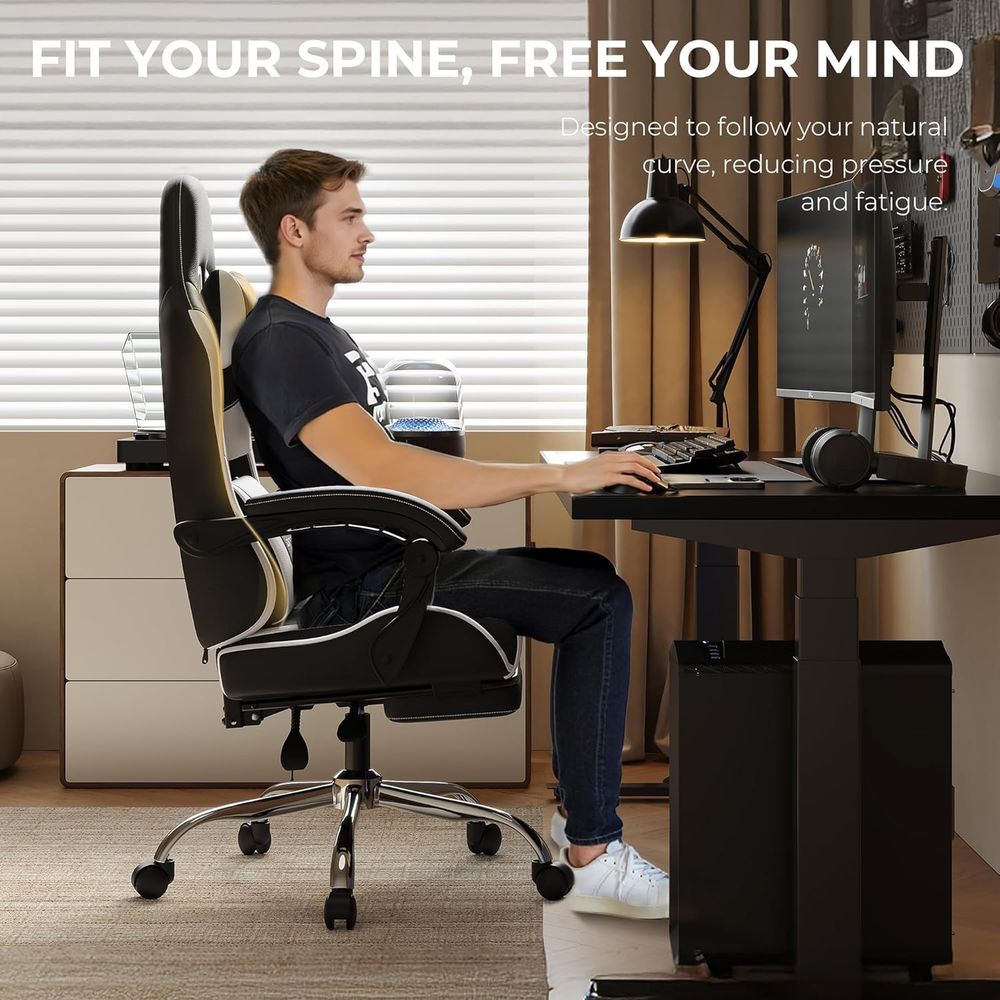 Ergonomic Gaming Chair with Lu - Gaming & Esports District ulasan dan harga