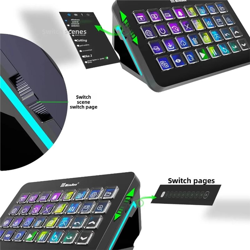Mirabox XL Visual Console Gami - Elgato Stream Deck ulasan dan harga