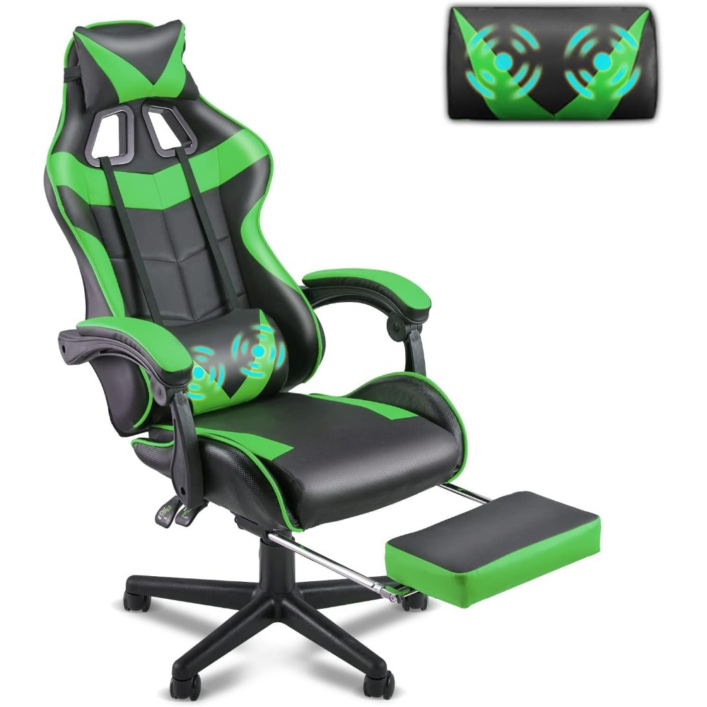 Ergonomic Gaming Chair with Fo - Gaming & Esports District ulasan dan harga