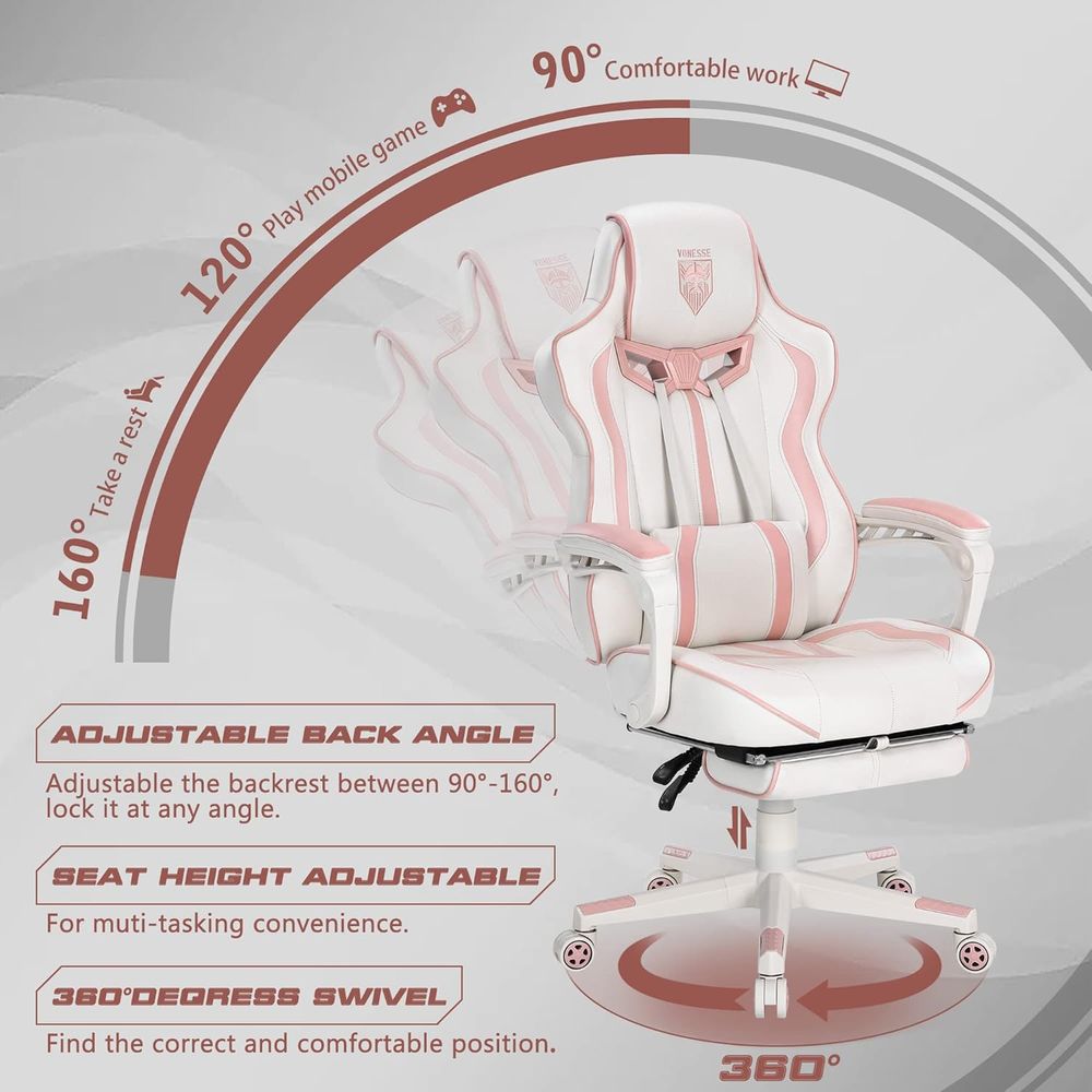 Ergonomic High-Back Gaming Cha - Gaming & Esports District ulasan dan harga