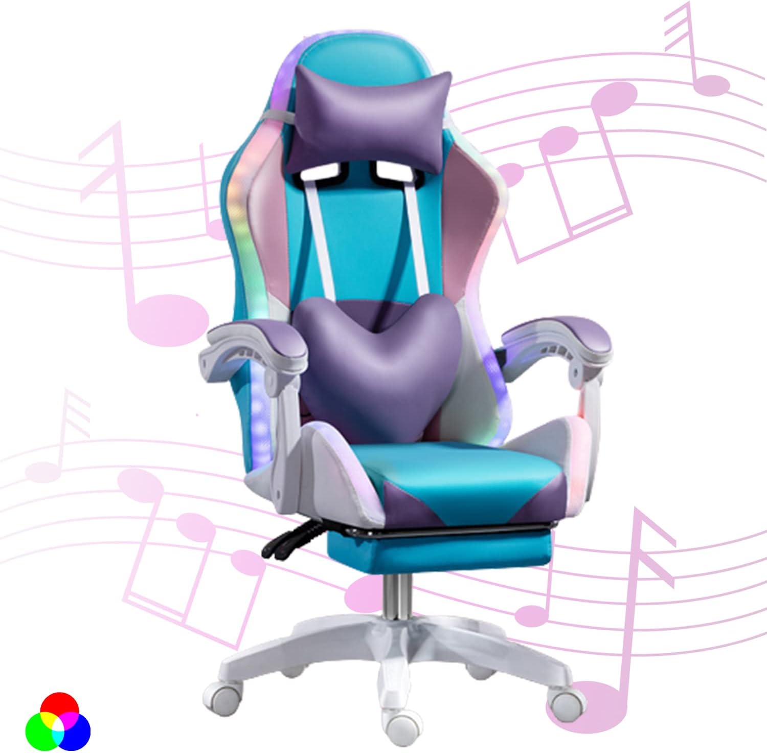 RGB LED Gaming Chair for Adult - Rgb Gaming Chair ulasan dan harga